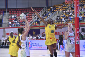 The SPAR Proteas vs Zimbabwe during the 2022 SPAR Diamond Challenge. The SPAR Proteas beat Zimbabwe 72 – 37 played on Wednesday, 23 November 2022 at the University of Pretoria, Rembrandt Hall in Tshwane. Picture Credit: Marcel Sigg