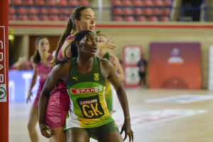 Player of the match Phumza Maweni (GK) for South Africa vs Scotland, Diamond Challenge, 22 November 2022, Rembrandt Hall Pretoria, photo: Marcel Sigg