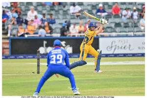 CSA 1-Day Cup Final at the Wanderers, DP World Lions successfully defended title against Six Gun Grill Western Province, 29 December 2022