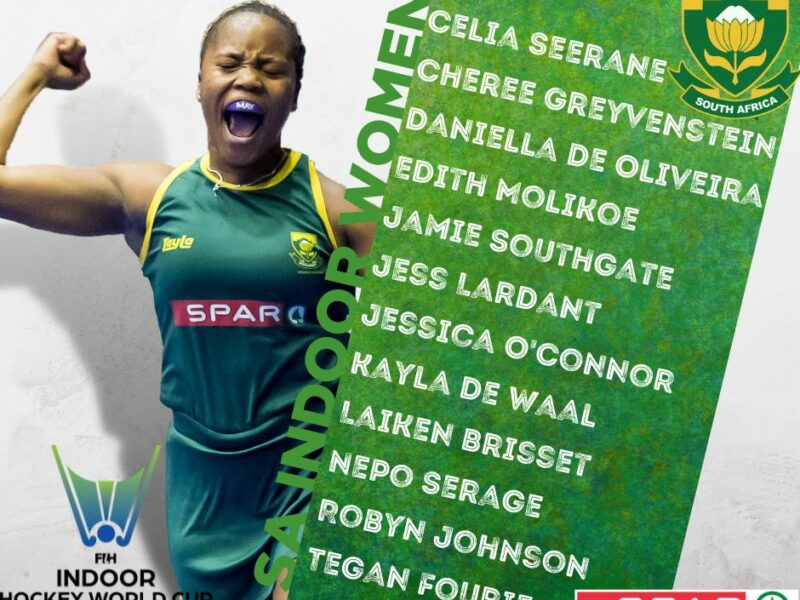 O’Connor to Lead SPAR South African Women’s Team at Indoor Hockey World Cup