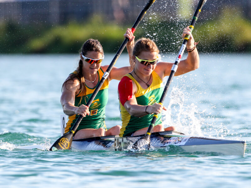 Olympic canoeists on the journey from Hungary to Paris