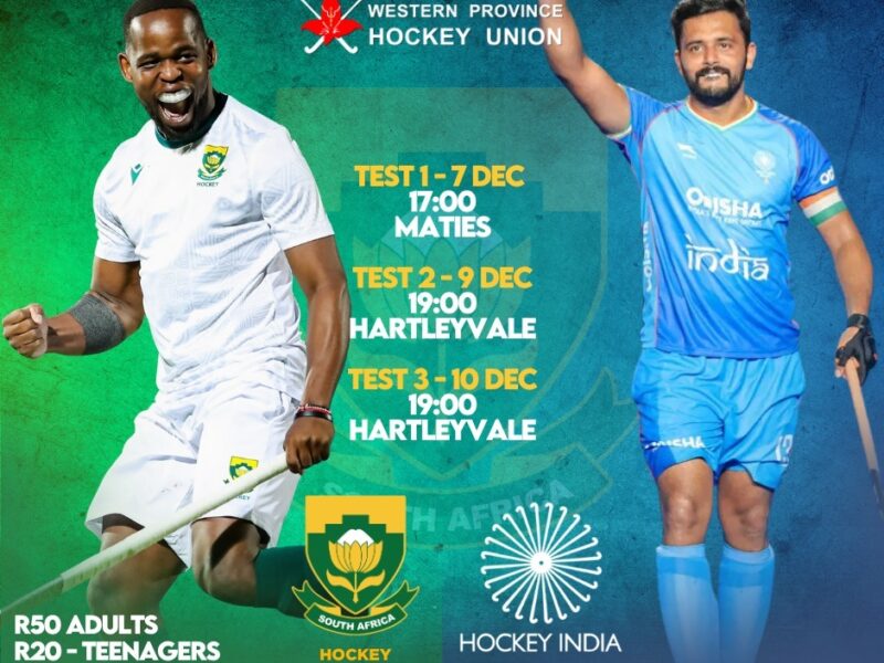 SA Hockey Men to Face India in Test Series This December