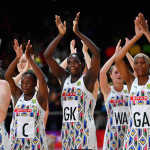 SPAR Proteas: Players during the Netball World Cup 2023, Playoff 2 match between South Africa and Tonga at Cape Town International Convention Centre, Court 1 on August 04, 2023 in Cape Town, South Africa. (Photo by Ashley Vlotman/Gallo Images/Netball World Cup 2023)